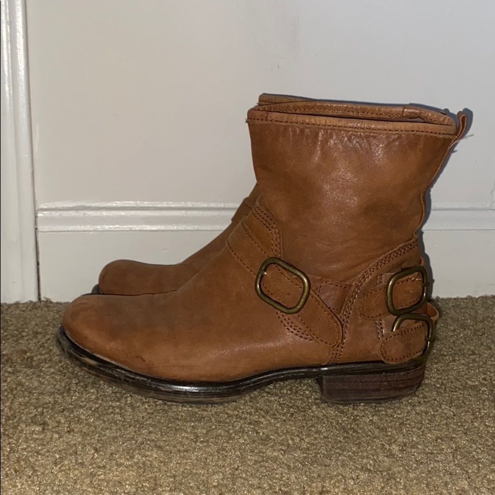 Lucky Brand Boots with Cute Buckle Detailing